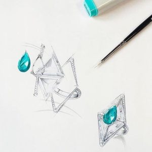 Silver Tranquil Leaf Ring